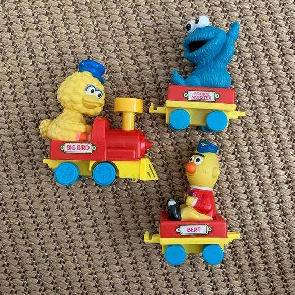 Sesame Street | Toys | Vintage Sesame Street Character Train Set | Poshmark